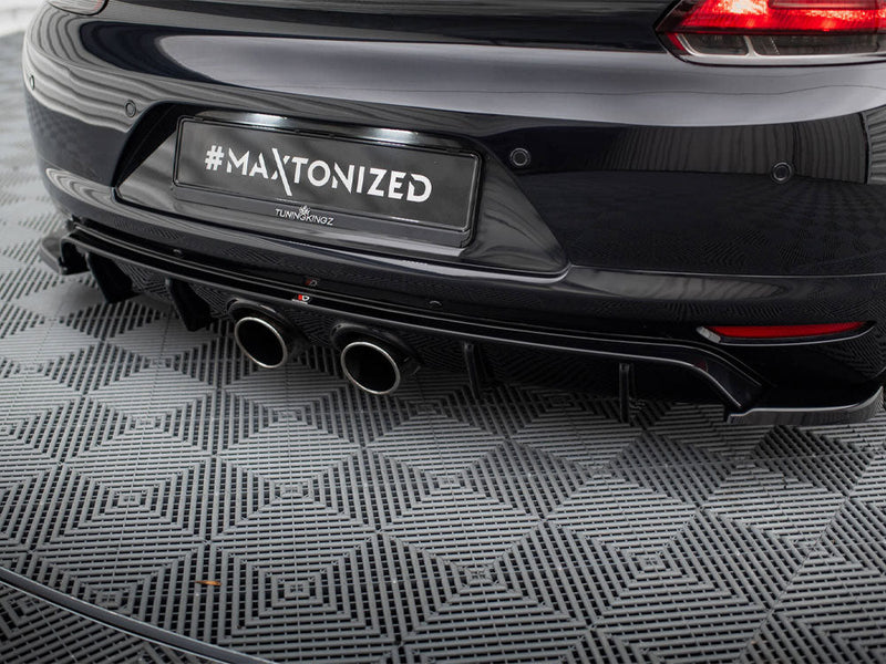 Maxton Design - REAR VALANCE V.2 VOLKSWAGEN SCIROCCO MK3 (R32 EXHAUST)