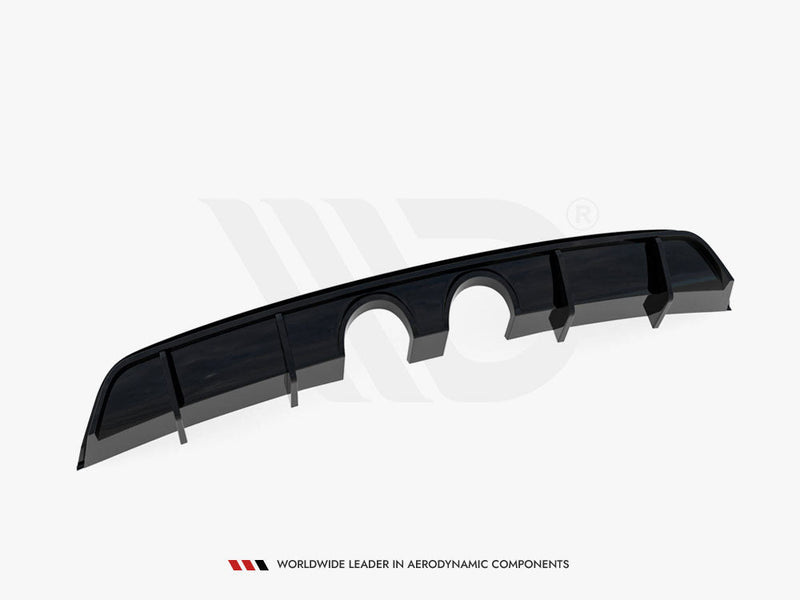 Maxton Design - REAR VALANCE V.2 VOLKSWAGEN SCIROCCO MK3 (R32 EXHAUST)