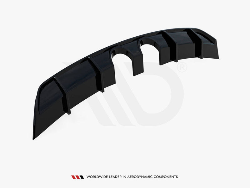 Maxton Design - REAR VALANCE V.2 VOLKSWAGEN SCIROCCO MK3 (R32 EXHAUST)