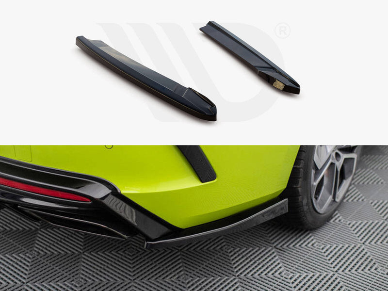 Maxton Design - REAR SIDE SPLITTERS V.4 SKODA OCTAVIA RS MK4