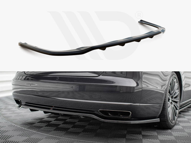Maxton Design - CENTRAL REAR SPLITTER (VERTICAL BARS) AUDI A8 D4 FACELIFT (2013-2017)