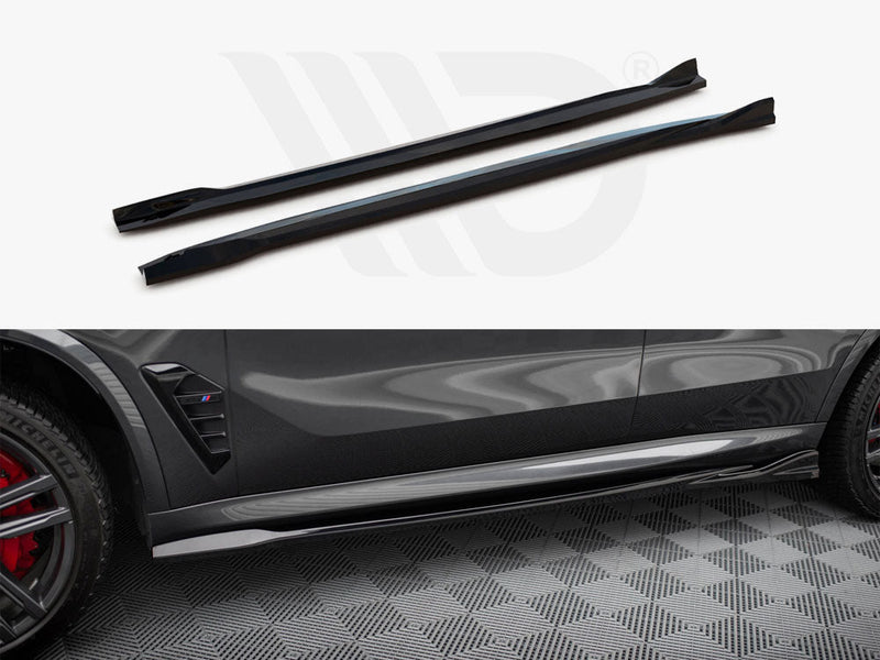 Maxton Design - Side Skirt Diffusers BMW X5 M F95 / F95 Facelift