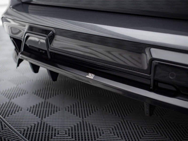 Maxton Design - Rear Splitter (Vertical Bars) BMW X5 M F95 / F95 Facelift