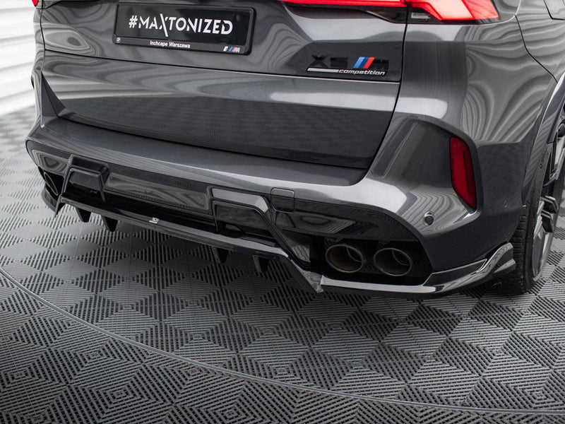 Maxton Design - Rear Splitter (Vertical Bars) BMW X5 M F95 / F95 Facelift