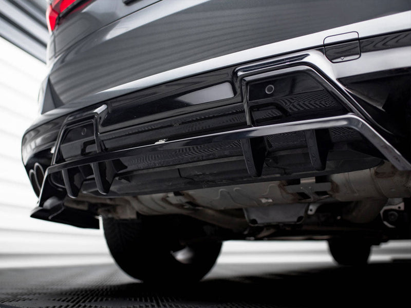 Maxton Design - Rear Splitter (Vertical Bars) BMW X5 M F95 / F95 Facelift