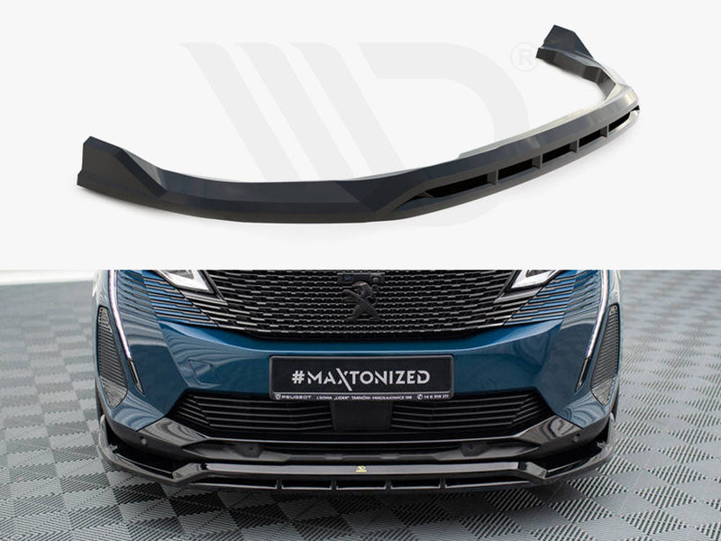 Maxton Design - FRONT SPLITTER PEUGEOT 3008 GT-LINE MK2 FACELIFT