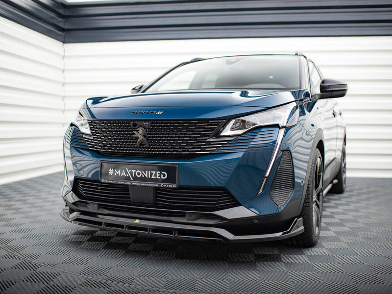 Maxton Design - FRONT SPLITTER PEUGEOT 3008 GT-LINE MK2 FACELIFT