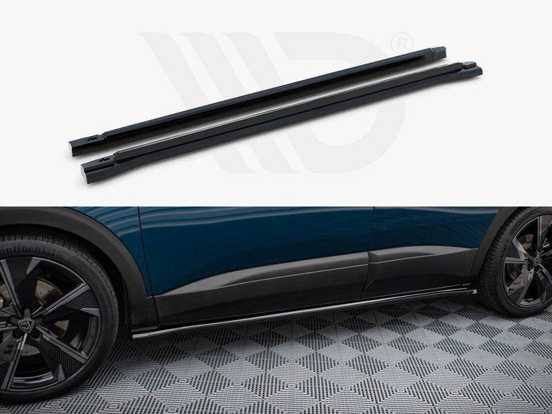 Maxton Design - SIDE SKIRTS DIFFUSERS PEUGEOT 3008 GT-LINE MK2 FACELIFT