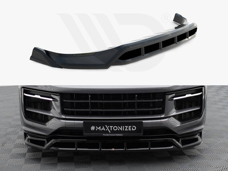 Maxton Design - Front Splitter Porsche Cayenne Cayenne SUV / Coupe Mk3 Facelift