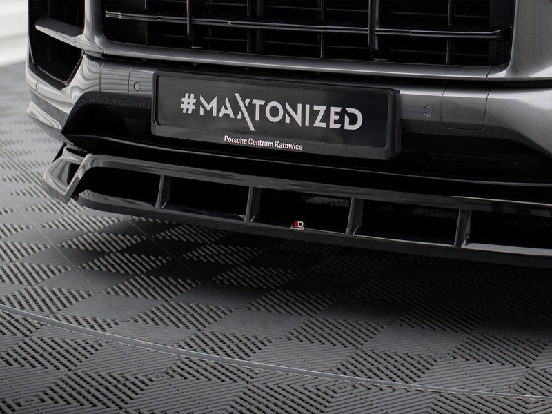 Maxton Design - Front Splitter Porsche Cayenne Cayenne SUV / Coupe Mk3 Facelift