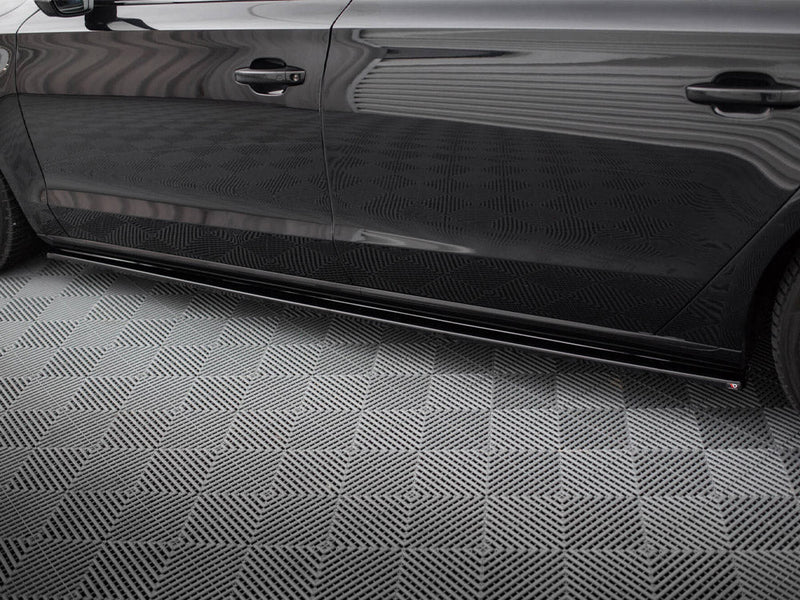 Maxton Design - SIDE SKIRTS DIFFUSERS AUDI A8 LONG D4 (2009- 2017)