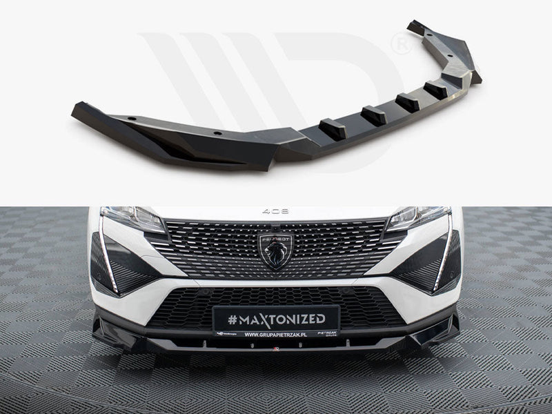 Maxton Design - FRONT SPLITTER PEUGEOT 408 MK1