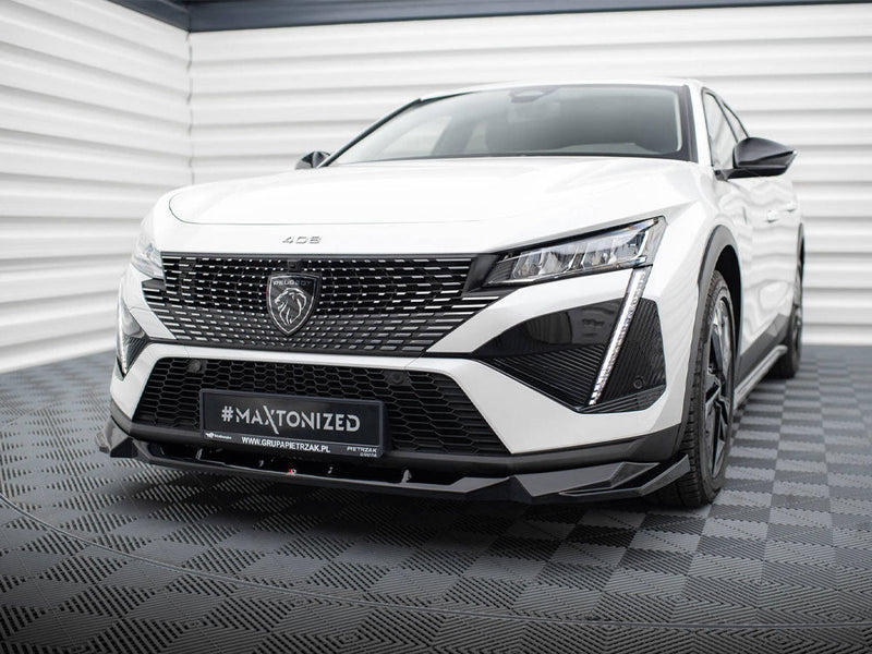 Maxton Design - FRONT SPLITTER PEUGEOT 408 MK1