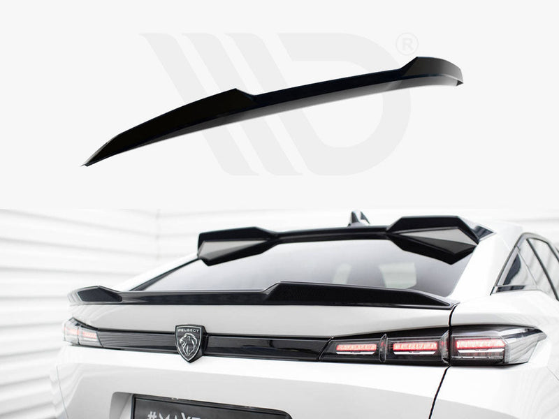 Maxton Design - LOWER SPOILER CAP 3D PEUGEOT 408 MK1