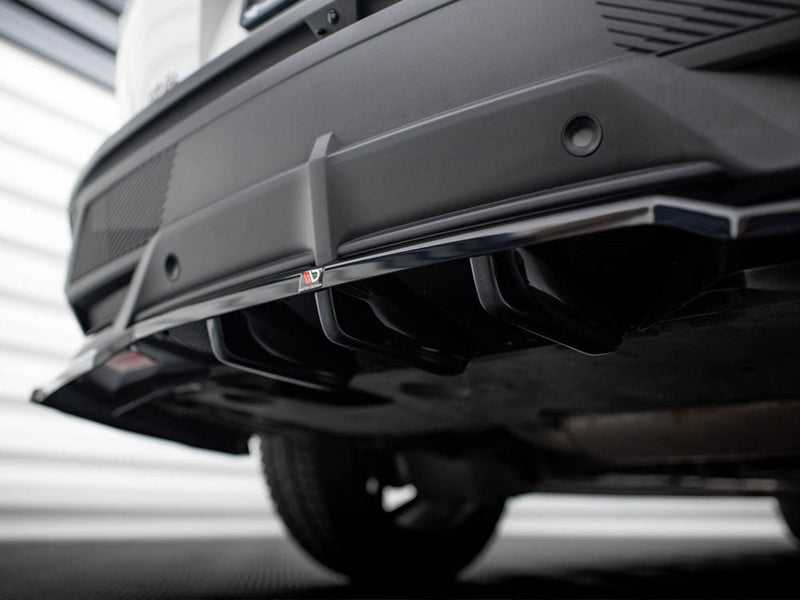 Maxton Design - CENTRAL REAR SPLITTER (VERTICAL BARS) PEUGEOT 408 MK1
