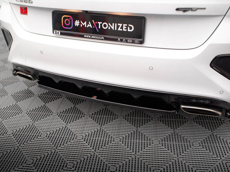 Maxton Design - CENTRAL REAR SPLITTER KIA CEED GT MK3