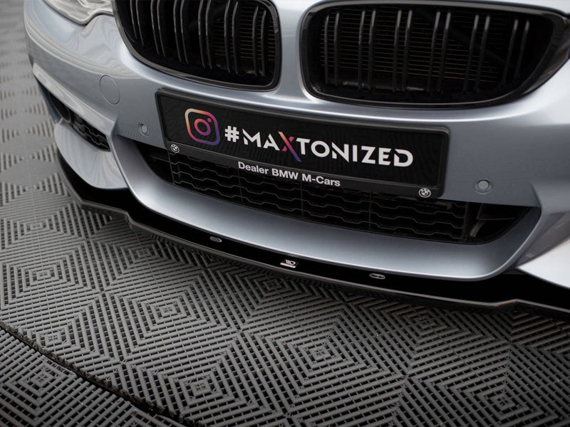 Maxton Design - Front Splitter V.1 BMW 4 Coupe / Gran Coupe / Cabrio M-Pack F32 / F36 / F33