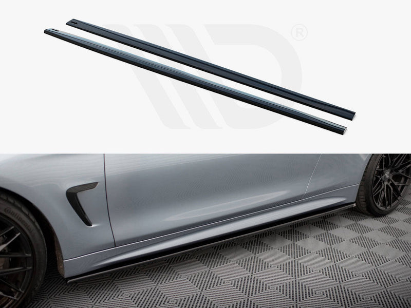 Maxton Design - SIDE SKIRTS SPLITTERS BMW 4 F32 M-SPORT (2013-2016)
