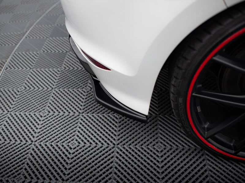 Maxton Design - REAR SIDE SPLITTERS V.2 VW GOLF 7 R