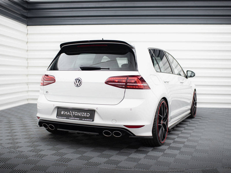 Maxton Design - REAR SIDE SPLITTERS V.1 VW GOLF 7 R / R-LINE