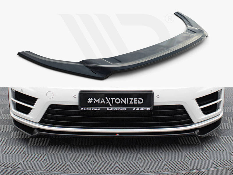 Maxton Design - Front Splitter V.2 VW Golf R / R-Line Mk7