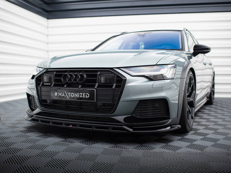 Maxton Design - FRONT SPLITTER AUDI A6 ALLROAD C8