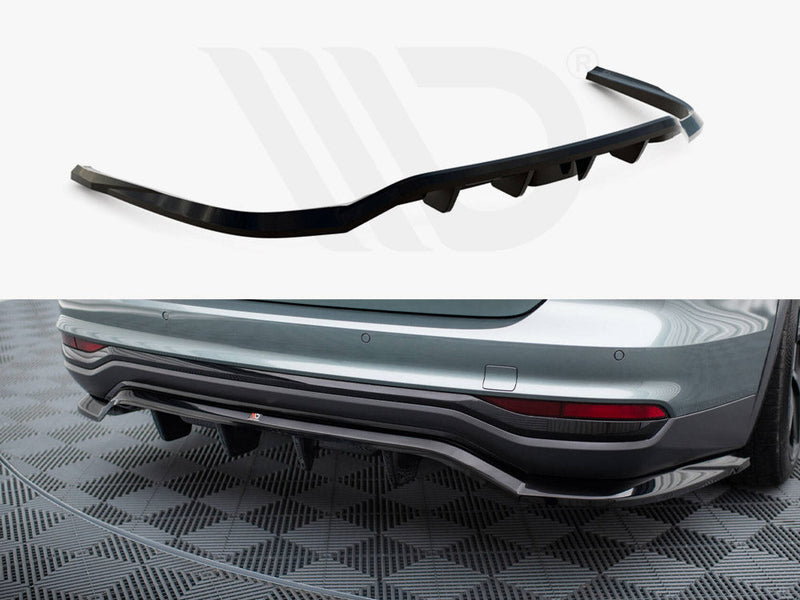 Maxton Design - CENTRAL REAR SPLITTER (VERTICAL BARS) AUDI A6 ALLROAD C8