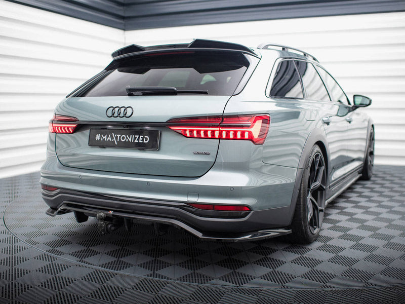 Maxton Design - CENTRAL REAR SPLITTER (VERTICAL BARS) AUDI A6 ALLROAD C8