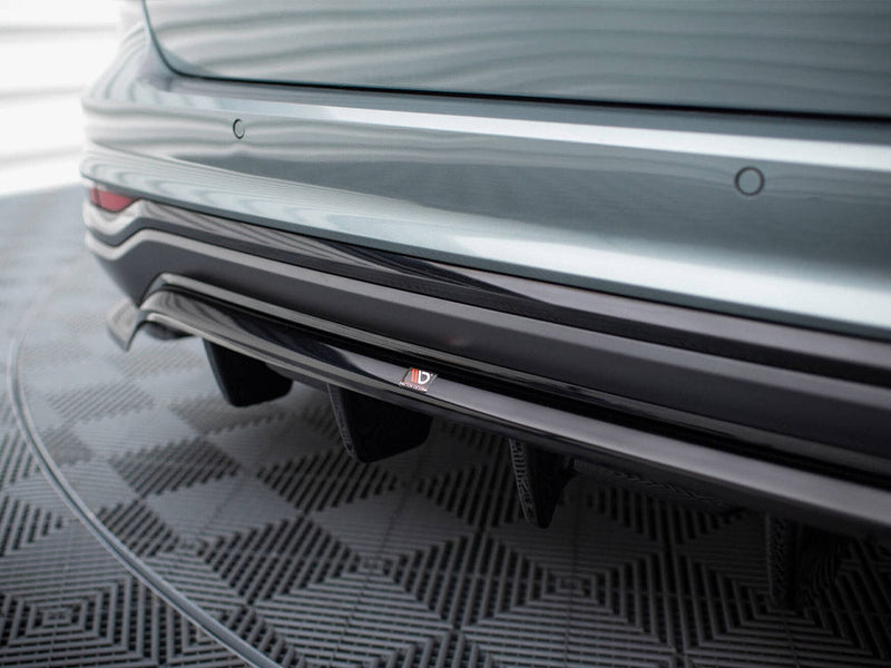 Maxton Design - CENTRAL REAR SPLITTER (VERTICAL BARS) AUDI A6 ALLROAD C8