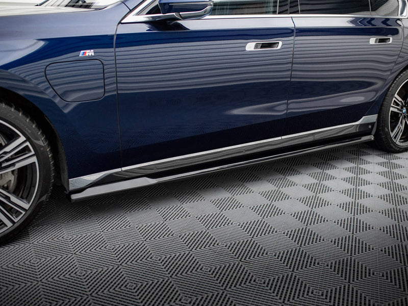 Maxton Design - SIDE SKIRTS DIFFUSERS BMW 750E M-PACK G70