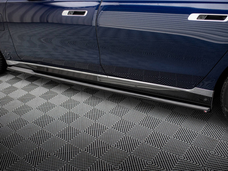 Maxton Design - SIDE SKIRTS DIFFUSERS BMW 750E M-PACK G70