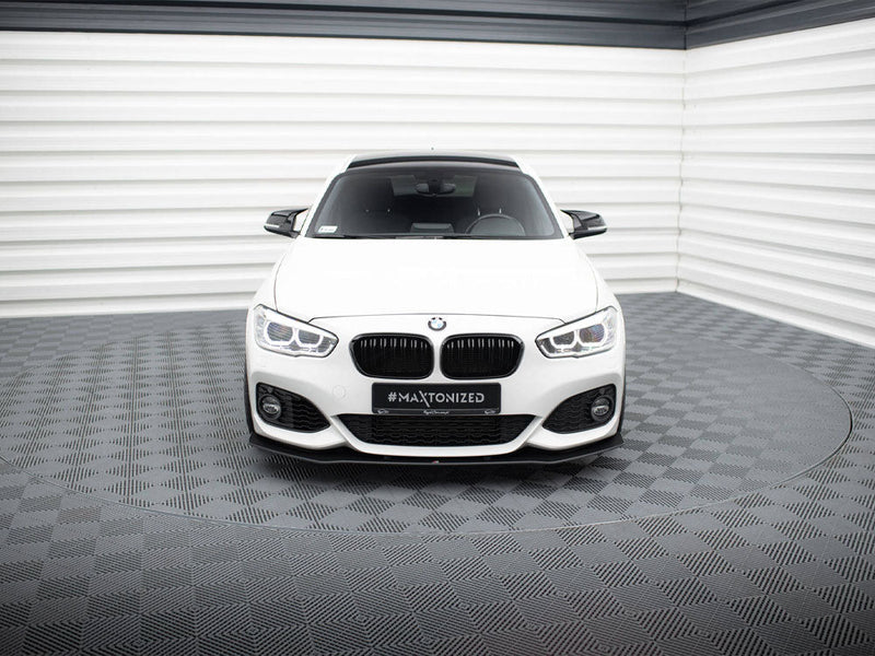 Maxton Design - STREET PRO RACING DURABILITY FRONT SPLITTER V3 (+FLAPS) BMW 1 F20 M-PACK FACELIFT / M140I (2015-2019)