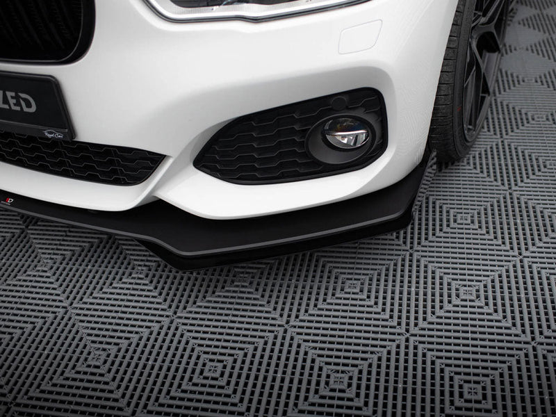 Maxton Design - STREET PRO RACING DURABILITY FRONT SPLITTER V3 (+FLAPS) BMW 1 F20 M-PACK FACELIFT / M140I (2015-2019)