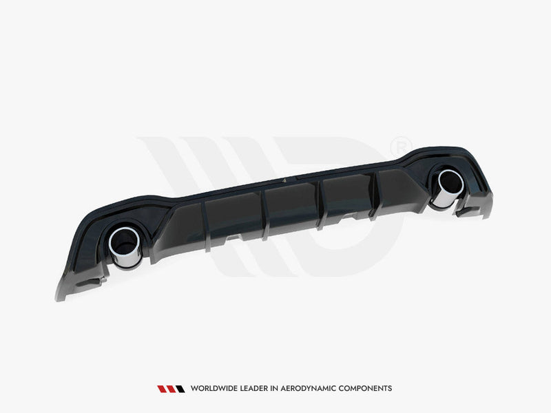 Maxton Design - REAR VALANCE + EXHAUST ENDS IMITATION VOLKSWAGEN GOLF GTE MK8
