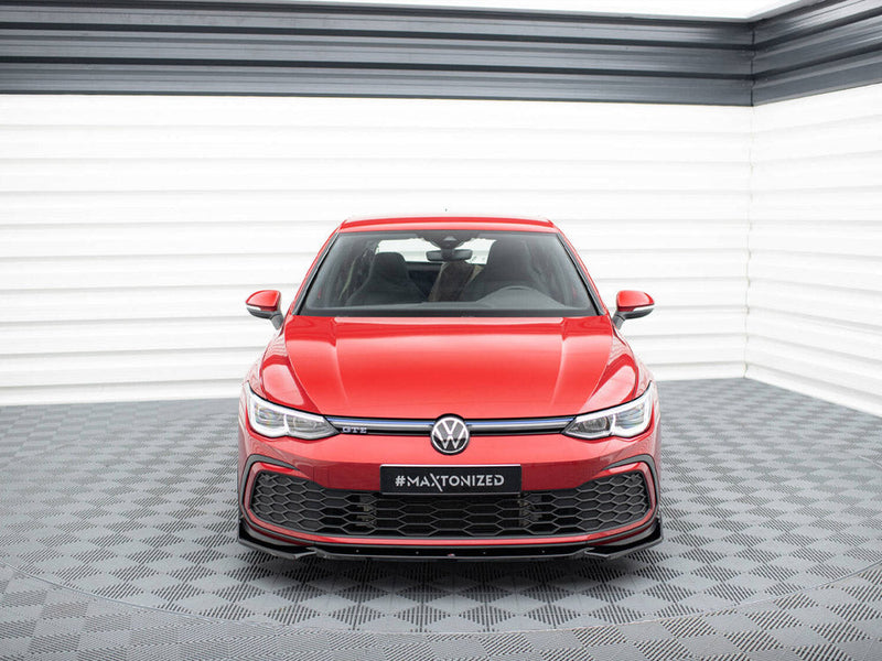 Maxton Design - FRONT SPLITTER V.2 + FLAPS VOLKSWAGEN GOLF GTI / GTE / R-LINE MK8