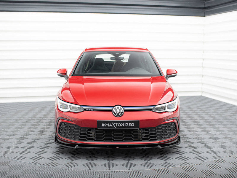 Maxton Design - FRONT SPLITTER V.3 + FLAPS VOLKSWAGEN GOLF GTI / GTE / R-LINE MK8