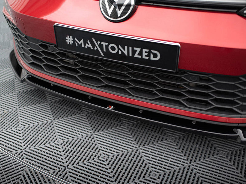 Maxton Design - FRONT SPLITTER V.3 + FLAPS VOLKSWAGEN GOLF GTI / GTE / R-LINE MK8
