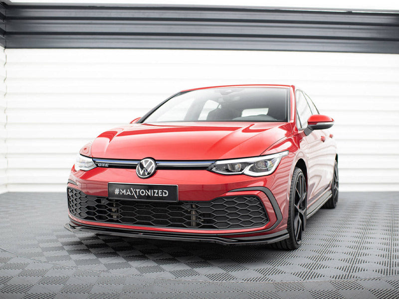 Maxton Design - FRONT SPLITTER V.4 VOLKSWAGEN GOLF GTI / GTE / R-LINE MK8