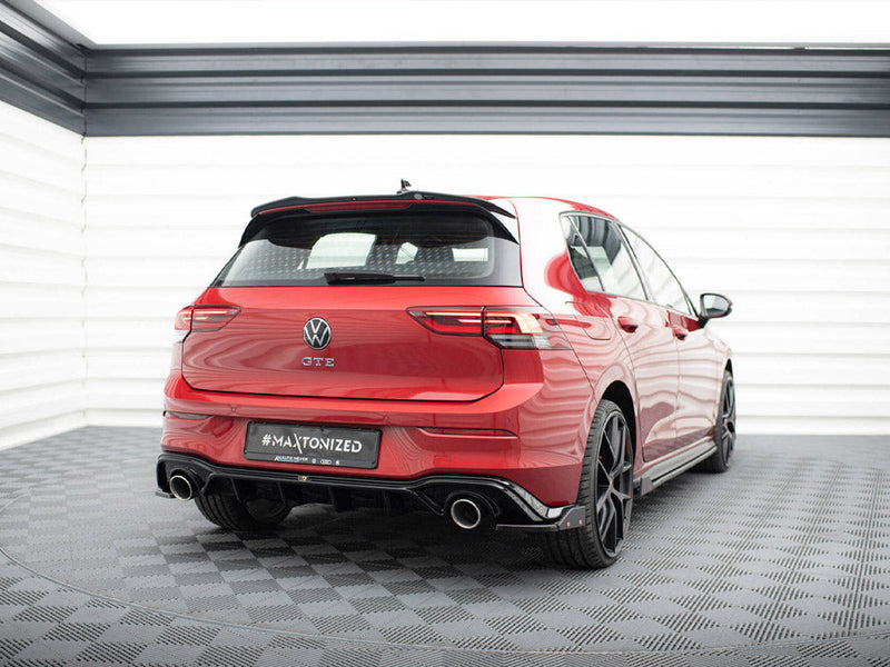 Maxton Design - REAR SIDE SPLITTERS V.2 + FLAPS VOLKSWAGEN GOLF GTI / GTE MK8