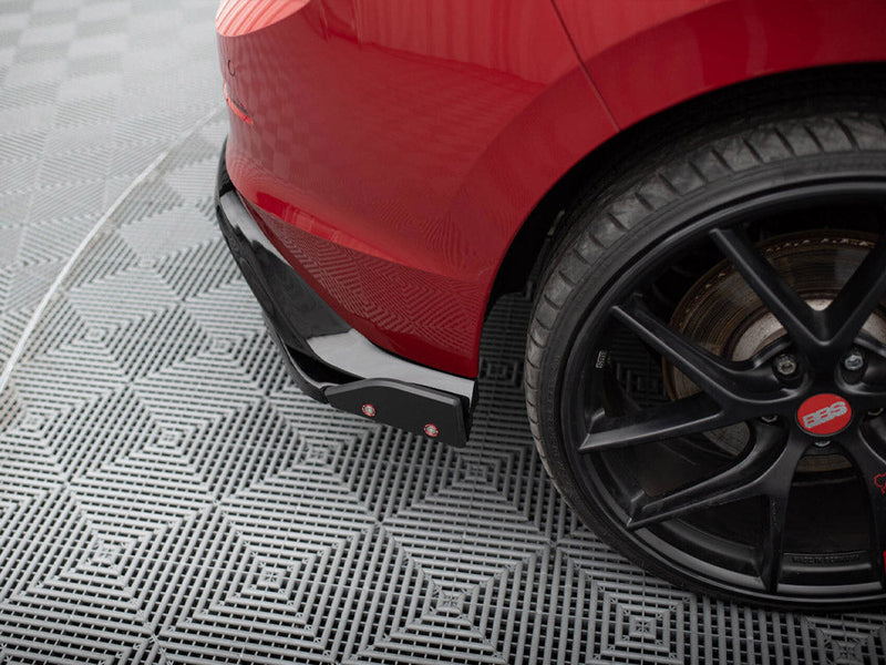 Maxton Design - REAR SIDE SPLITTERS V.2 + FLAPS VOLKSWAGEN GOLF GTI / GTE MK8
