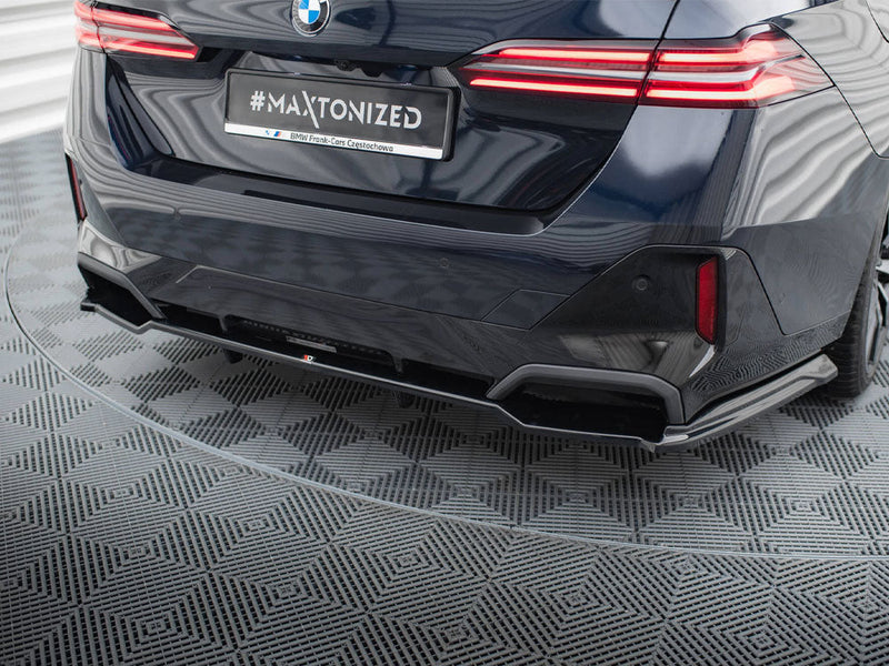 Maxton Design - Rear Splitter (with Vertical Bars) V.1 BMW 5 / i5 M-Pack Sedan / Touring G60 / G61
