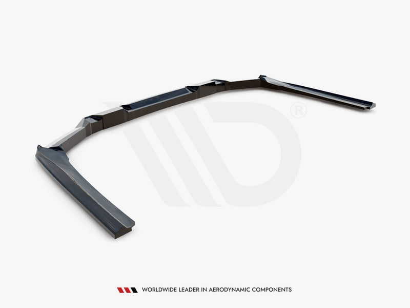 Maxton Design - Rear Splitter (with Vertical Bars) V.2 BMW 5 / i5 M-Pack Sedan / Touring G60 / G61