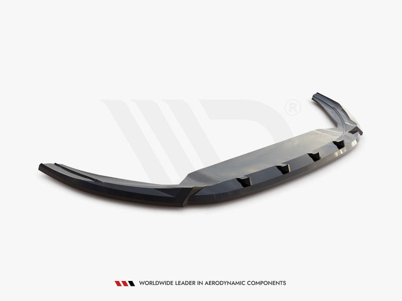 Maxton Design - FRONT SPLITTER V.2 VOLKSWAGEN POLO GTI MK6 FACELIFT