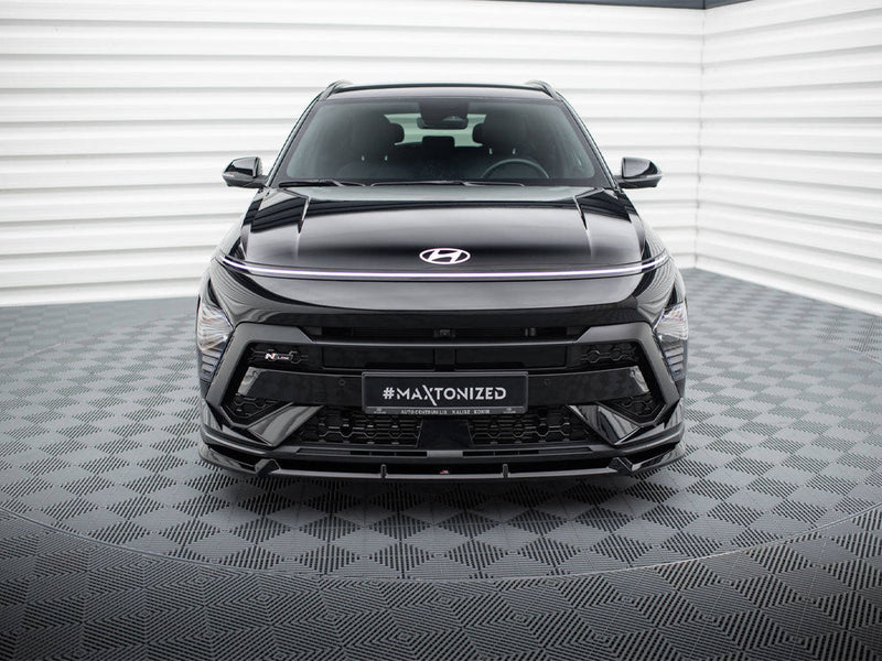 Maxton Design - FRONT SPLITTER HYUNDAI KONA N-LINE MK2