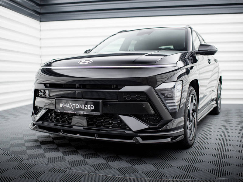 Maxton Design - FRONT SPLITTER HYUNDAI KONA N-LINE MK2