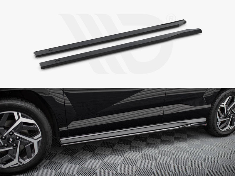 Maxton Design - SIDE SKIRTS DIFFUSERS HYUNDAI KONA N-LINE MK2