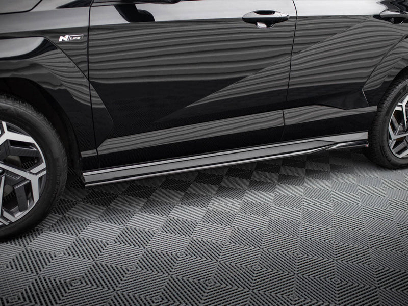 Maxton Design - SIDE SKIRTS DIFFUSERS HYUNDAI KONA N-LINE MK2