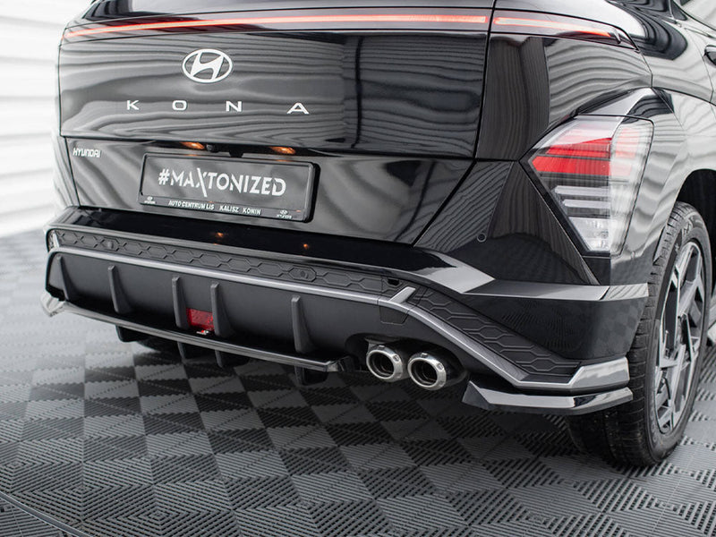 Maxton Design - REAR SPLITTER (VERTICAL BARS) HYUNDAI KONA N-LINE MK2
