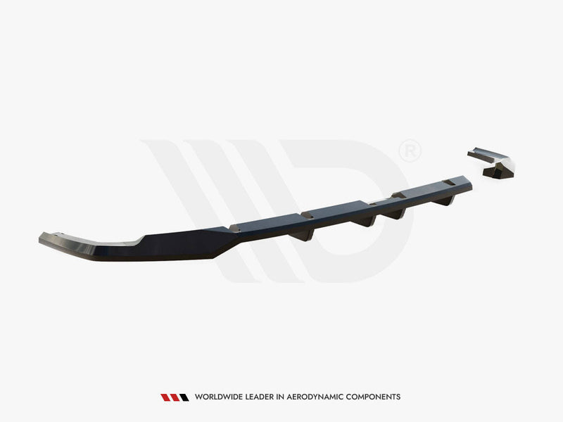 Maxton Design - REAR SPLITTER (VERTICAL BARS) HYUNDAI KONA N-LINE MK2