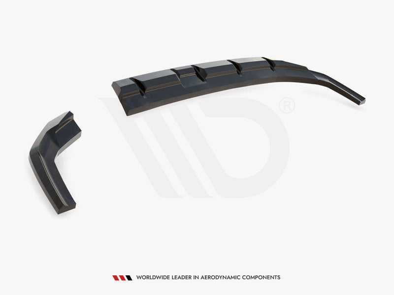 Maxton Design - REAR SPLITTER (VERTICAL BARS) HYUNDAI KONA N-LINE MK2
